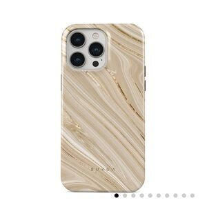 **SOLD** Burga Full Glam - Beige iPhone 14 Pro Case - Tough